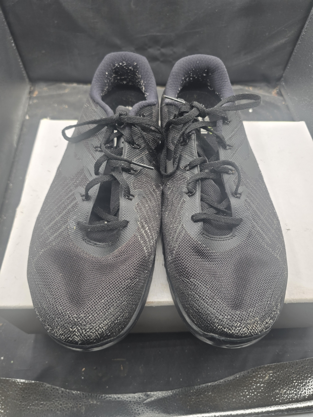 Black Mesh Athletic Sneakers